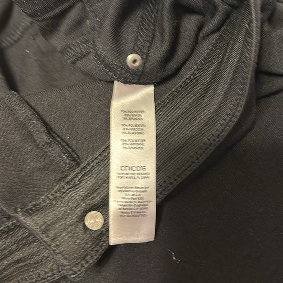 Chico’s Black Pants size 2.5 Regular - Picture 4 of 6